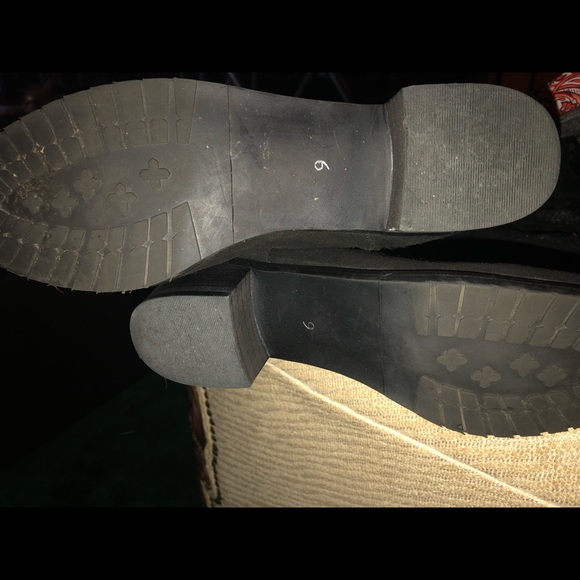 Matisse Black genuine Suede slouch knee High  Tall boots sz 9 - Picture 6 of 8